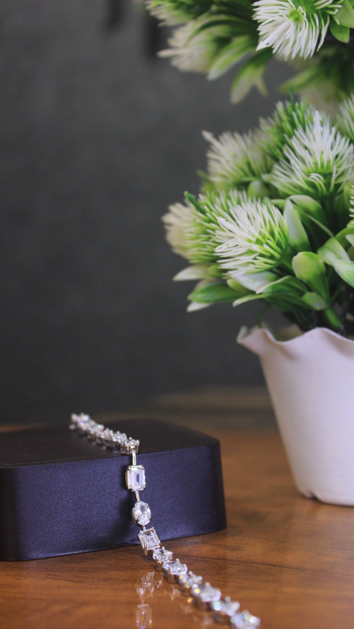 Elegant Sterling Silver | Sparkling Bracelet for Women 2
